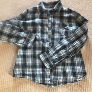 Plaid shirt M boys